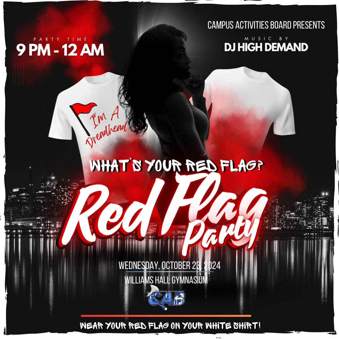 Red Flag Party Flyer