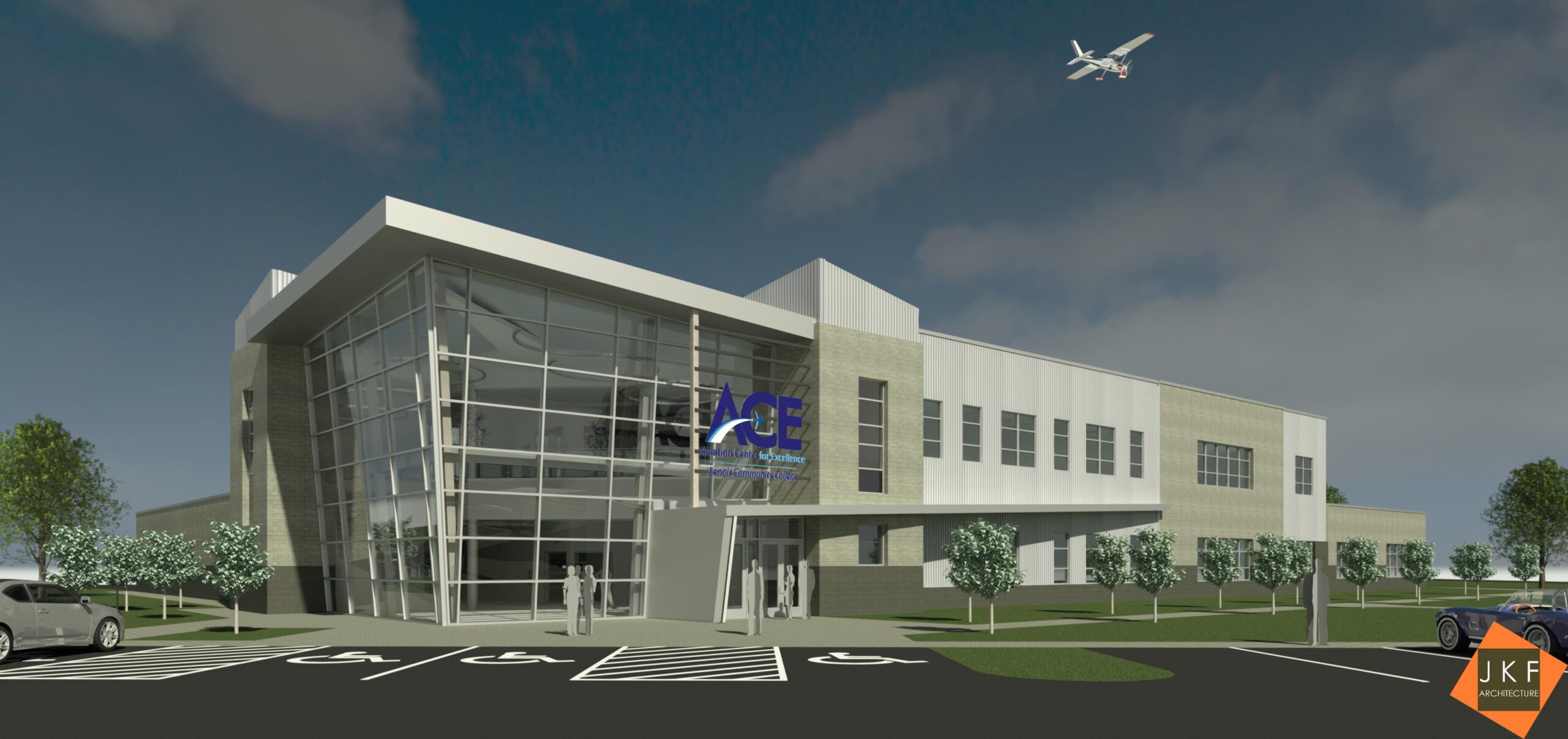 Lenoir Community College Hub rendering